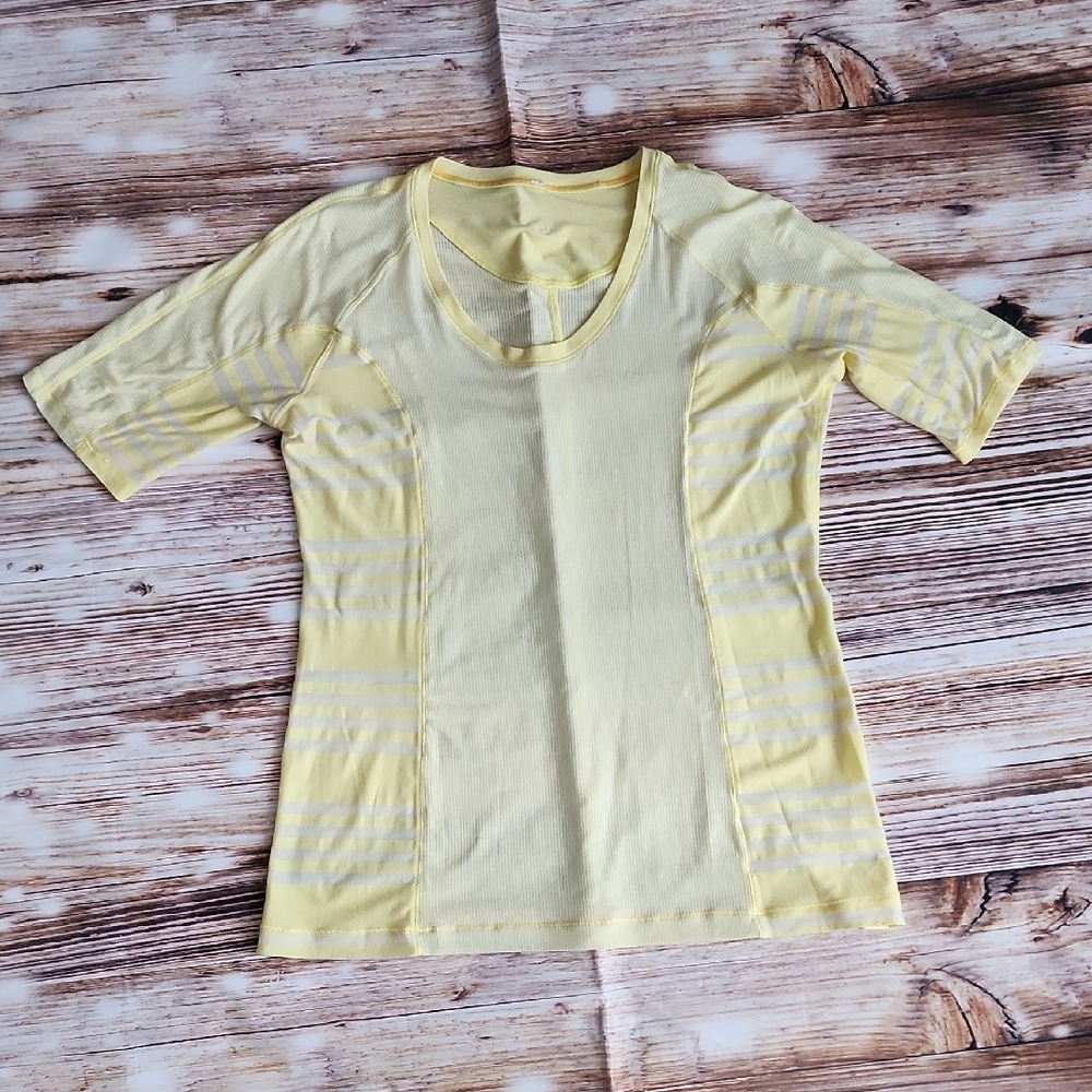Lululemon Yellow Top